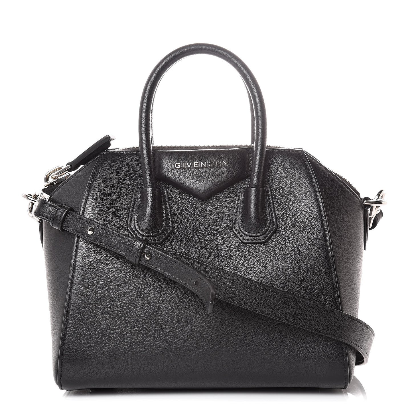 Sugar Goatskin Mini Antigona Black