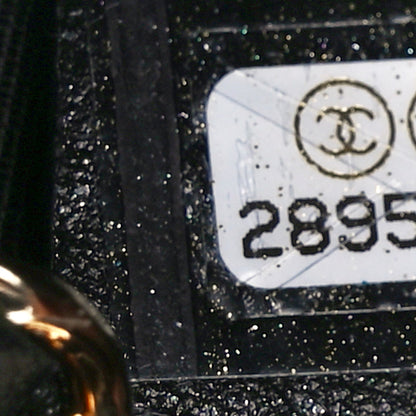 Chanel Shiny Lambskin Quilted Medium Double Case With Strap Black 7 of 12