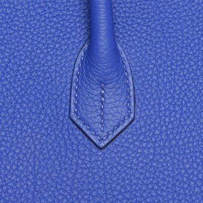 Hermes Togo Birkin 35 Bleu Electrique 8 of 33