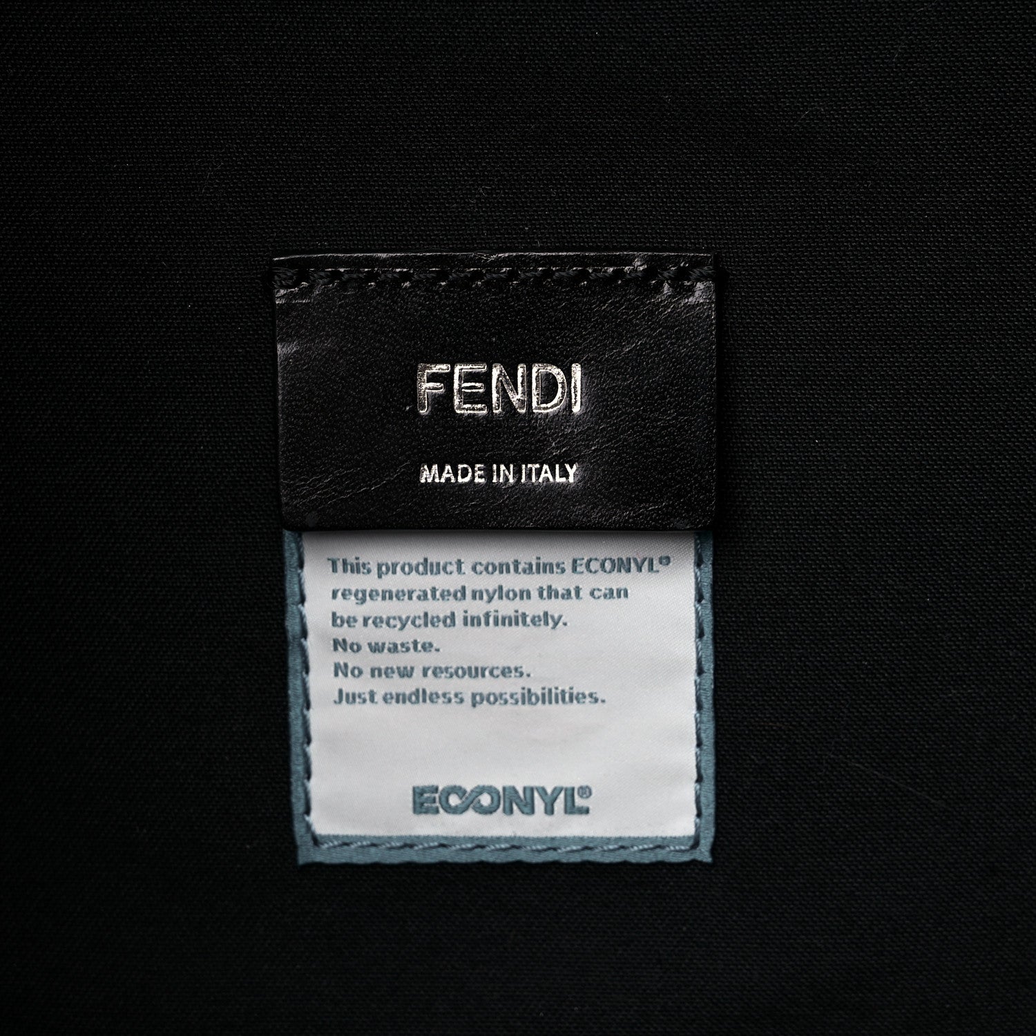 Fendi Econyl Nylon Lycra Vitello Seta FF Embossed Kids Backpack Pink 6 of 13