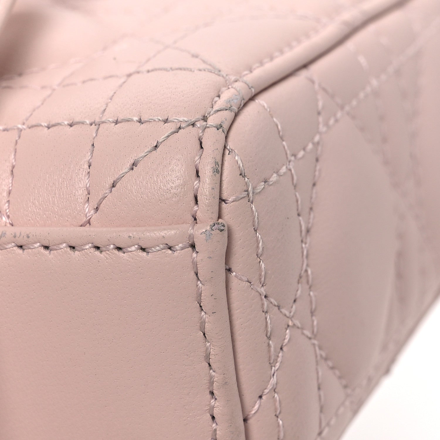 Christian Dior Lambskin Cannage Micro Lady D-Joy Rose Poudre 15 of 17