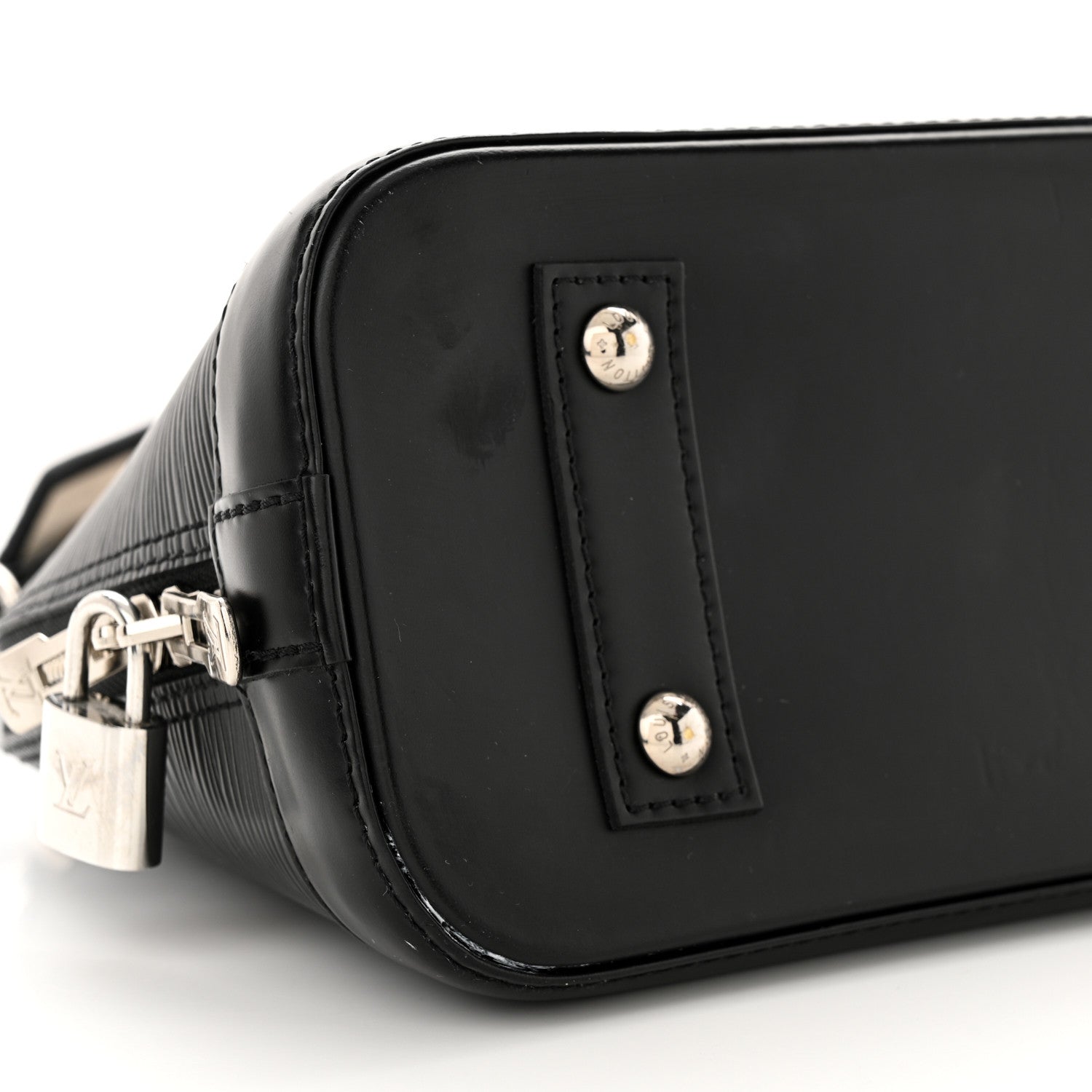 Louis Vuitton Epi Jacquard Alma BB Black 8 of 16