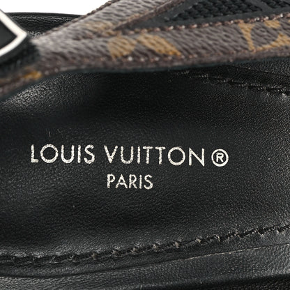 Louis Vuitton Patent Monogram Archlight Slingback Pumps 38.5 Black 8 of 9