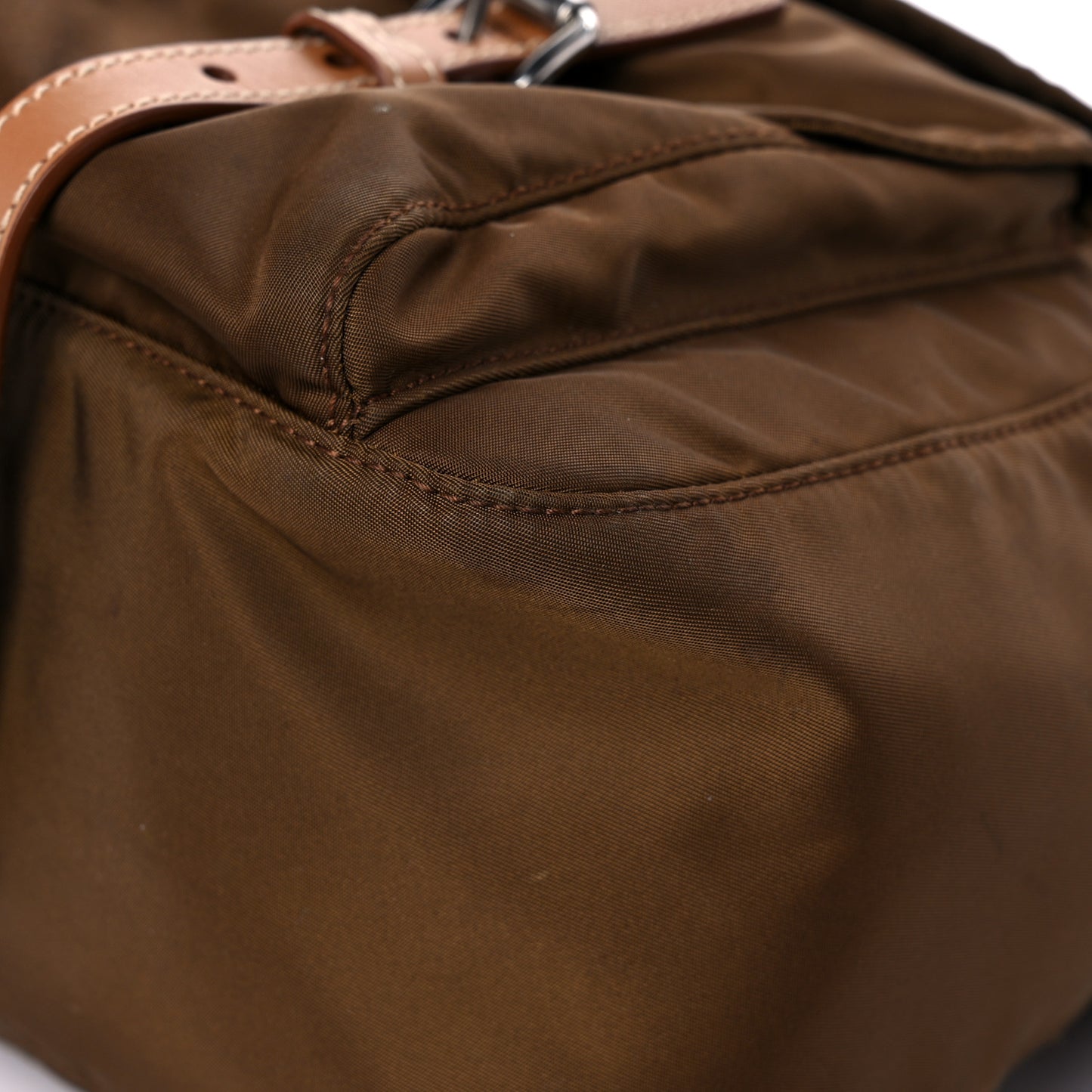 Tessuto Nylon Messenger Bag Bruciato