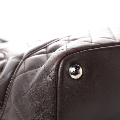 Chanel Calfskin Quilted Large Cambon Tote Brown 8 of 13