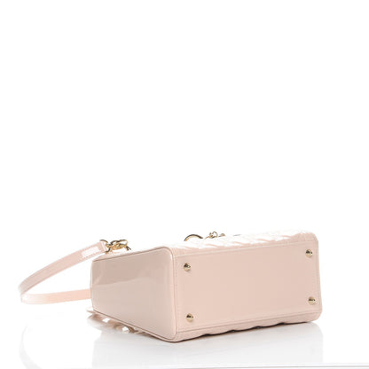 Christian Dior Patent Cannage Medium Lady Dior Light Pink 5 of 12