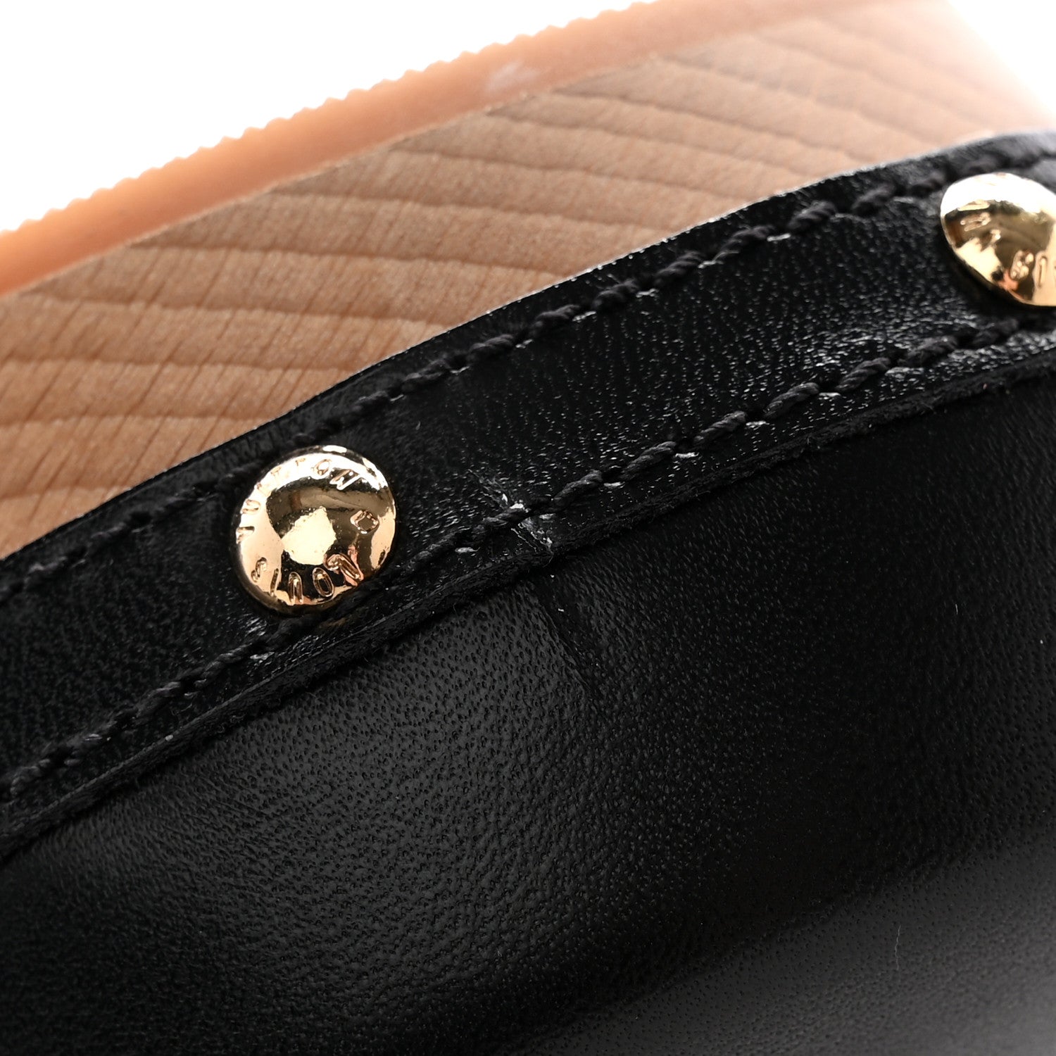 Louis Vuitton Calfskin Patent Monogram Cottage Clog Mules 38 Black 14 of 20