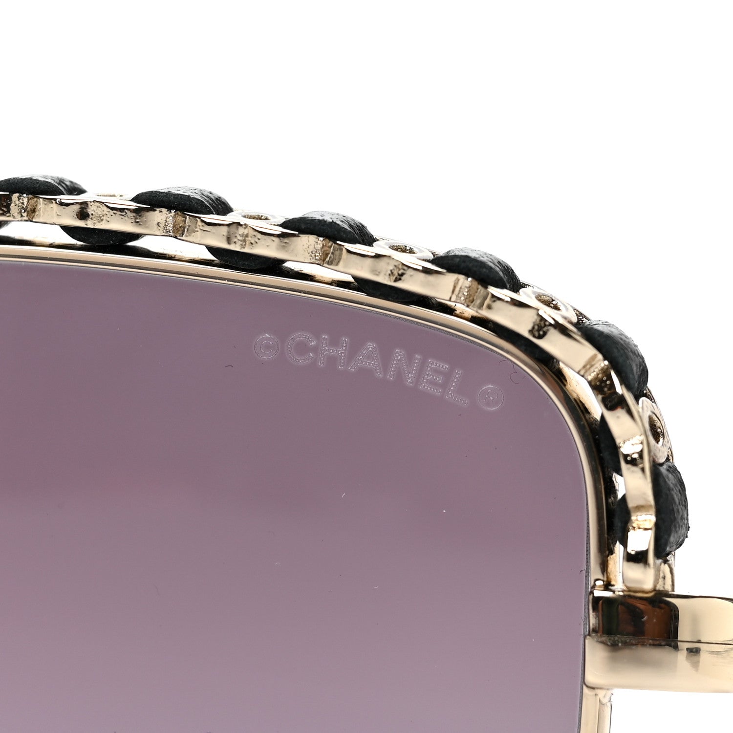 Chanel Metal Square Chain Sunglasses 71369 Grey 5 of 7