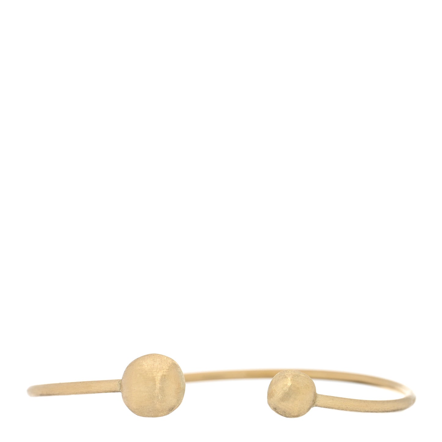 18K Yellow Gold Africa Flexible Cuff Bracelet