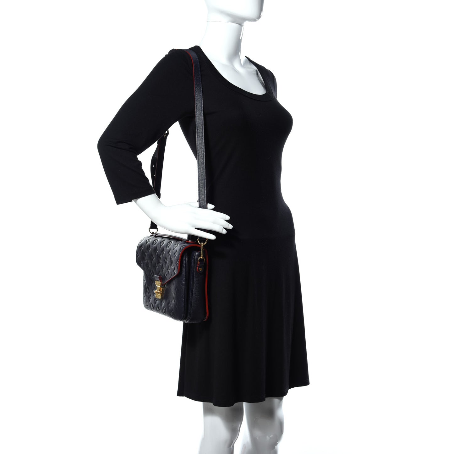 Empreinte Pochette Metis Marine Rouge
