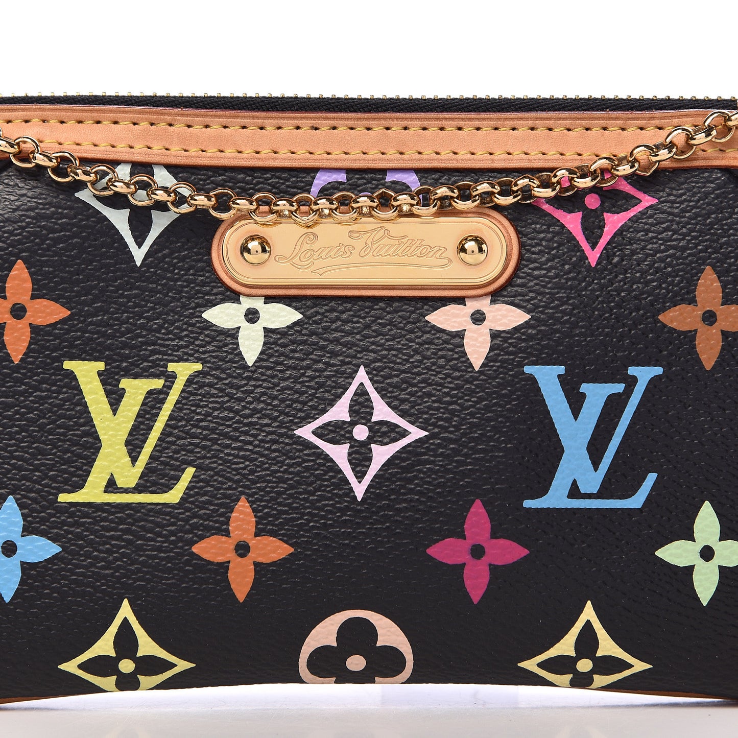 Monogram Multicolor Pochette Milla MM Black