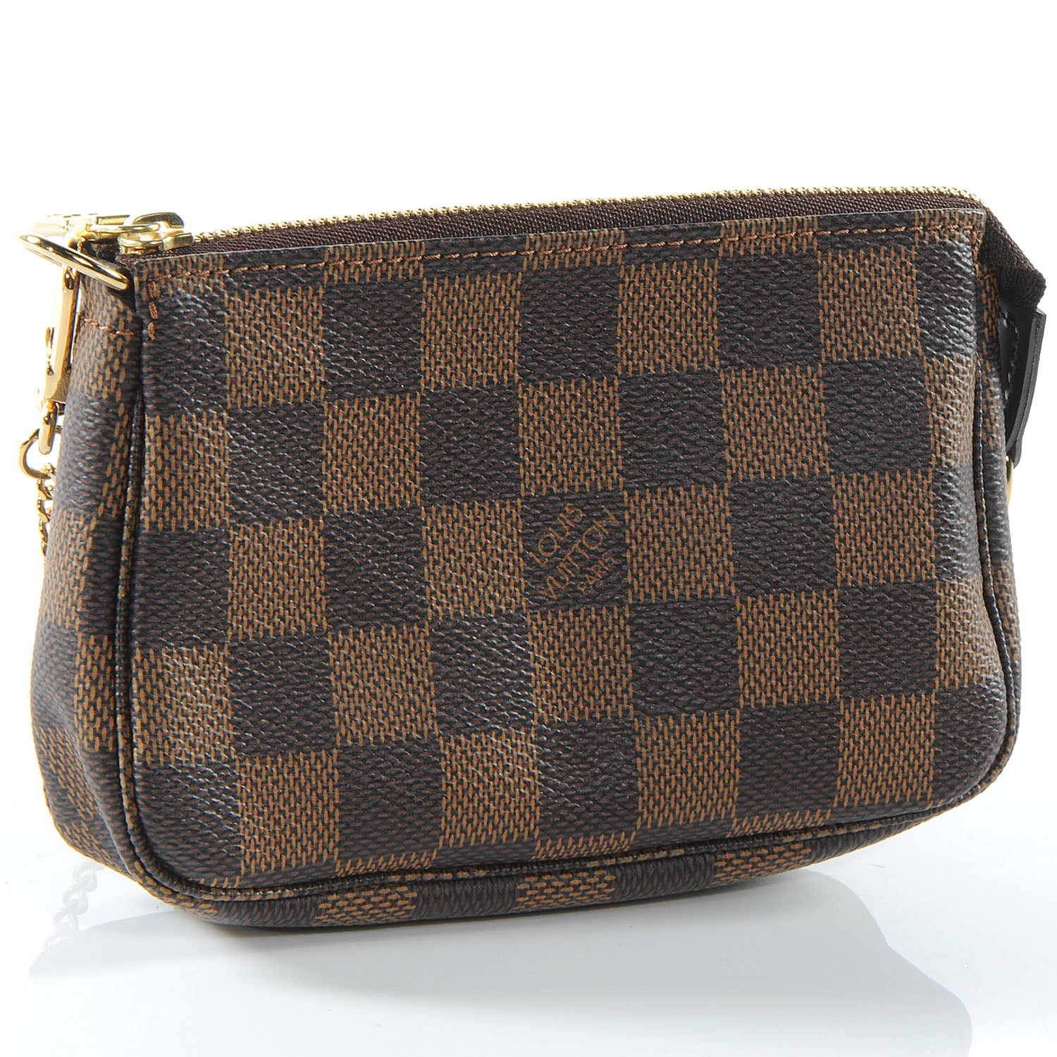 Louis Vuitton Damier Ebene Mini Pochette Accessories Bag 3 of 7