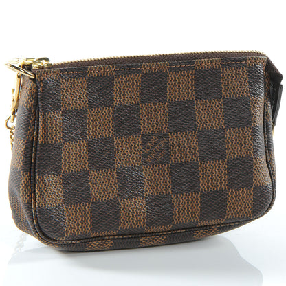 Louis Vuitton Damier Ebene Mini Pochette Accessories Bag 3 of 7