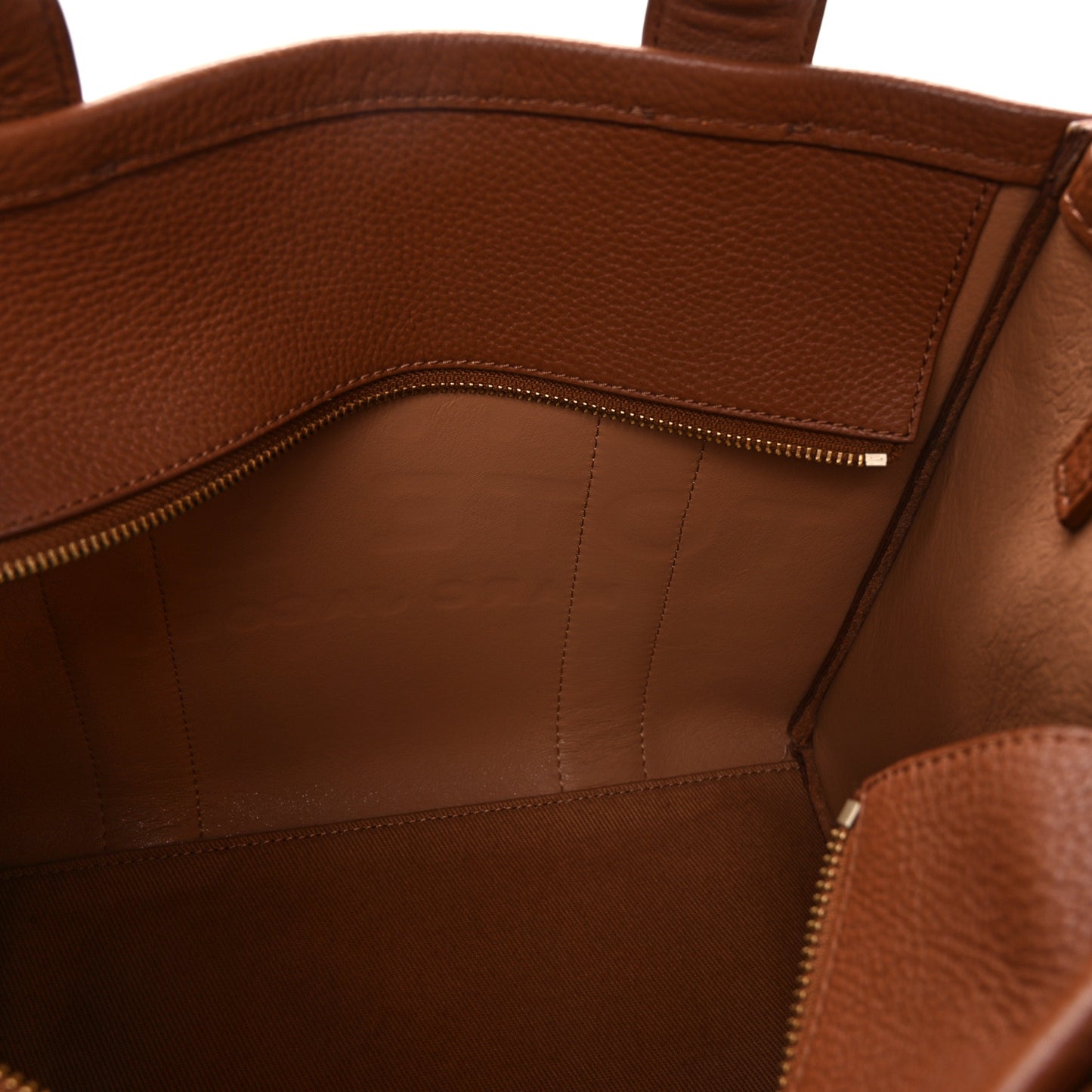 Grained Calfskin Medium The Tote Bag Argan Oil
