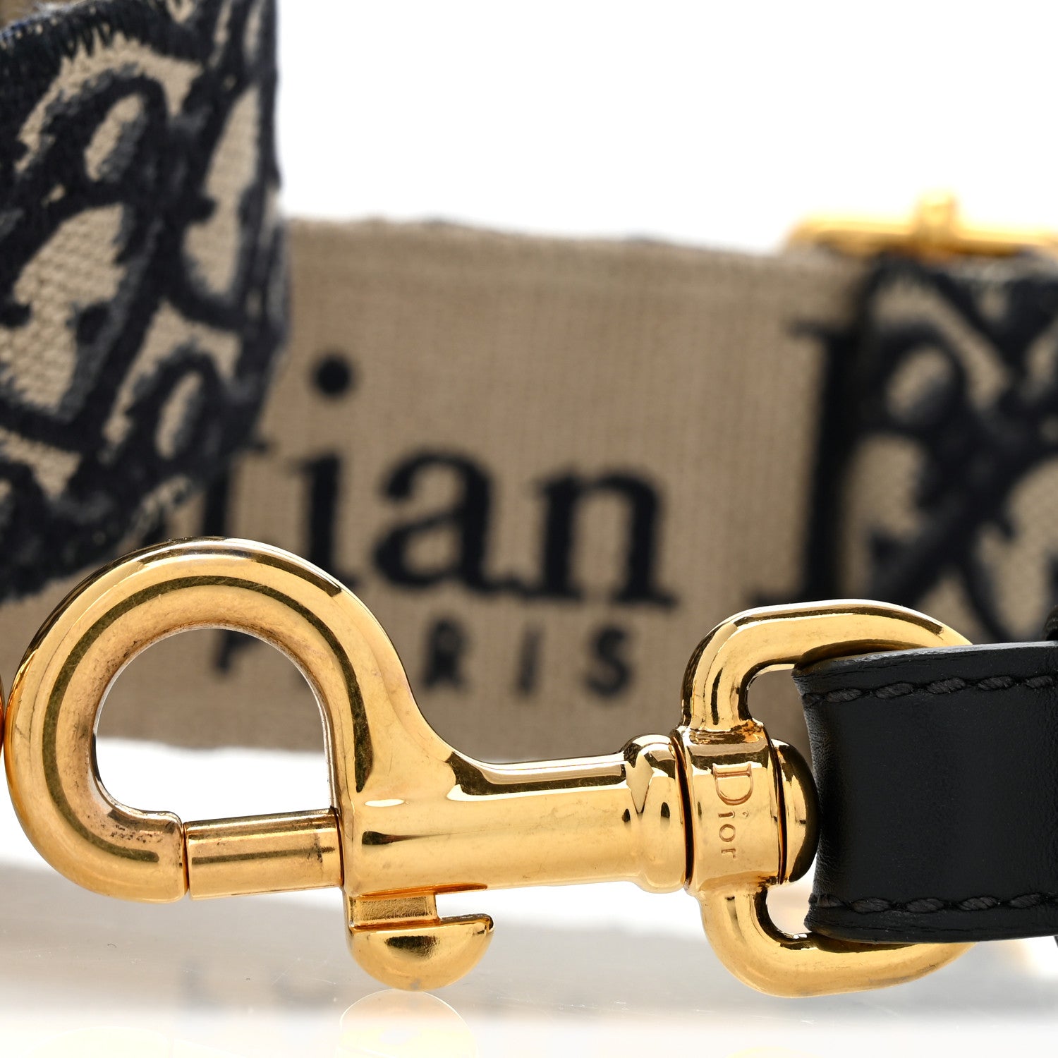 Christian Dior Oblique Shoulder Strap Blue 6 of 6