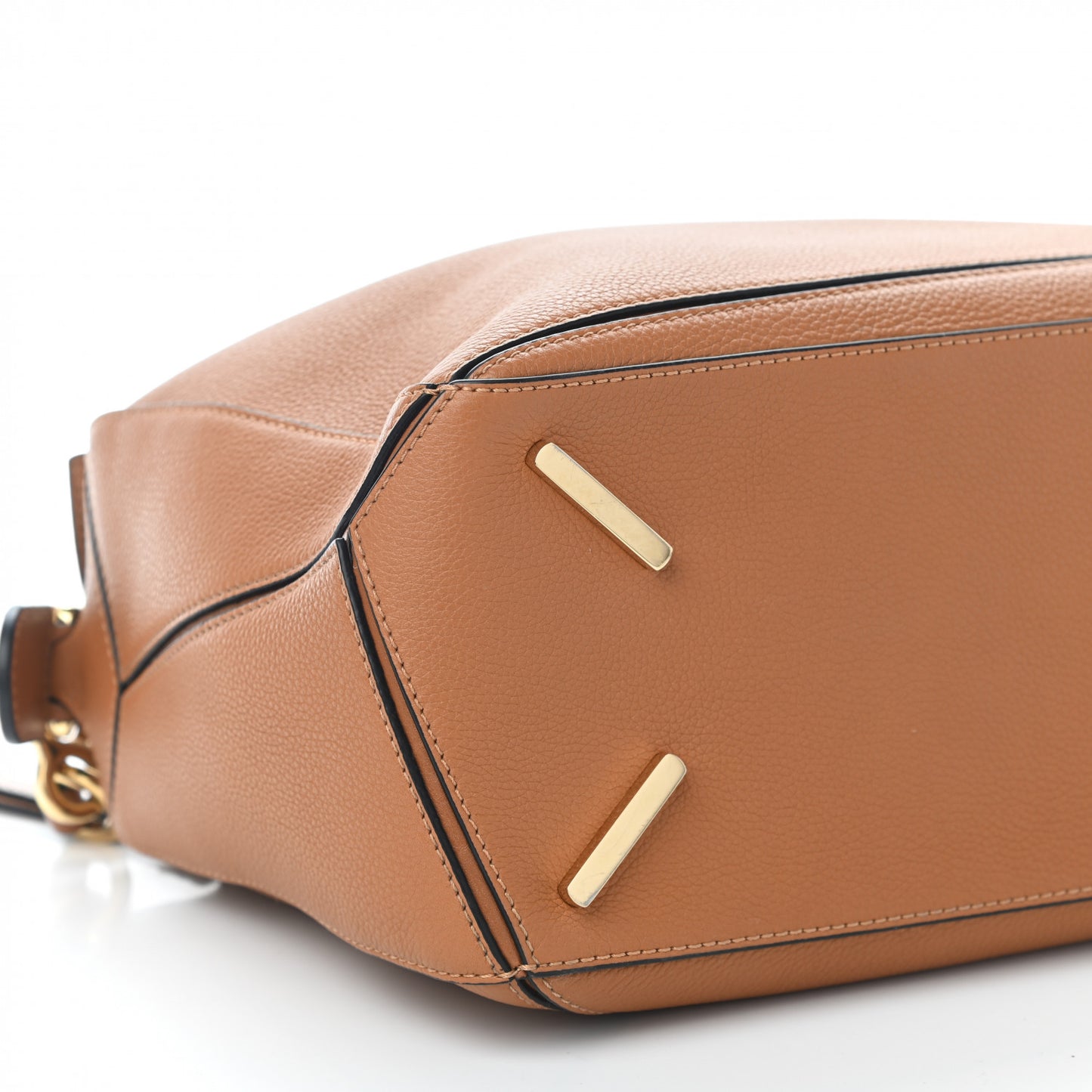 Calfskin Medium Puzzle Bag Tan