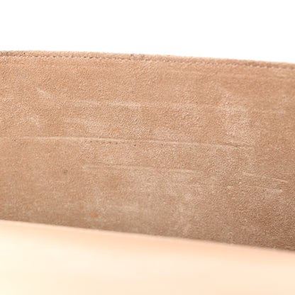 Saint Laurent Calfskin Classic Monogram Tassel Clutch Nude Powder 7 of 14
