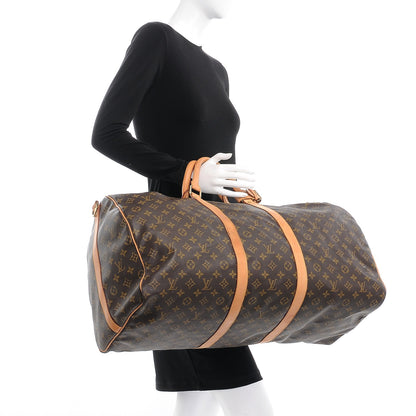 Louis Vuitton Monogram Keepall Bandouliere 60 3 of 21