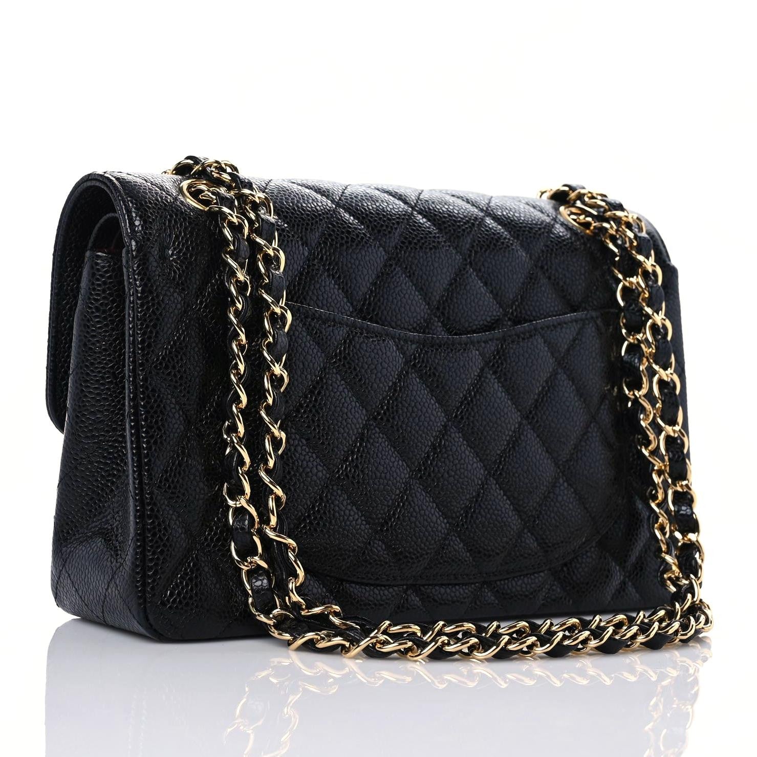 Chanel Caviar Quilted Small Double Flap Black 3 of 10