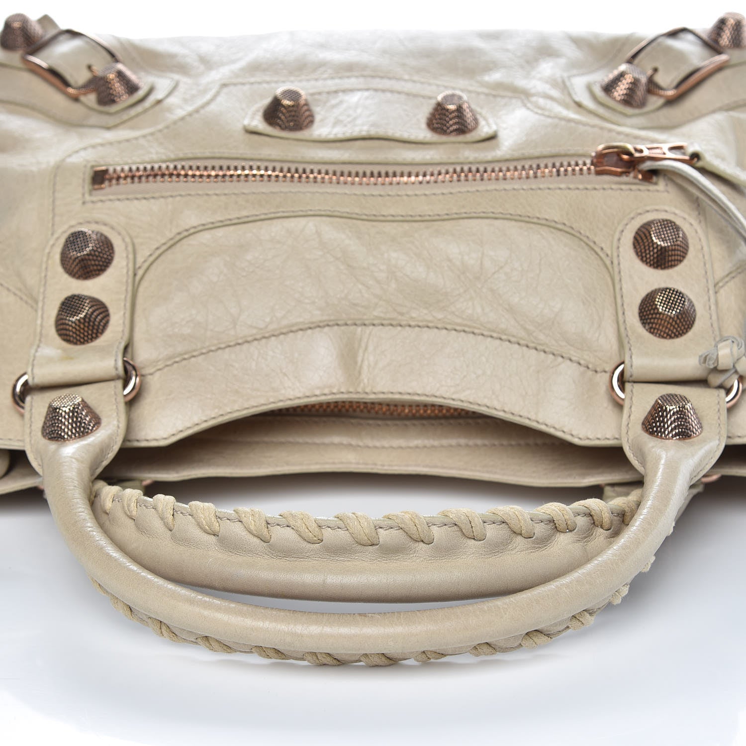 Balenciaga Agneau Giant 21 Rose Gold Hardware City Praline 15 of 15