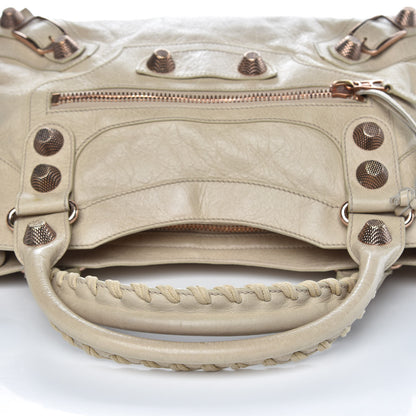 Balenciaga Agneau Giant 21 Rose Gold Hardware City Praline 15 of 15
