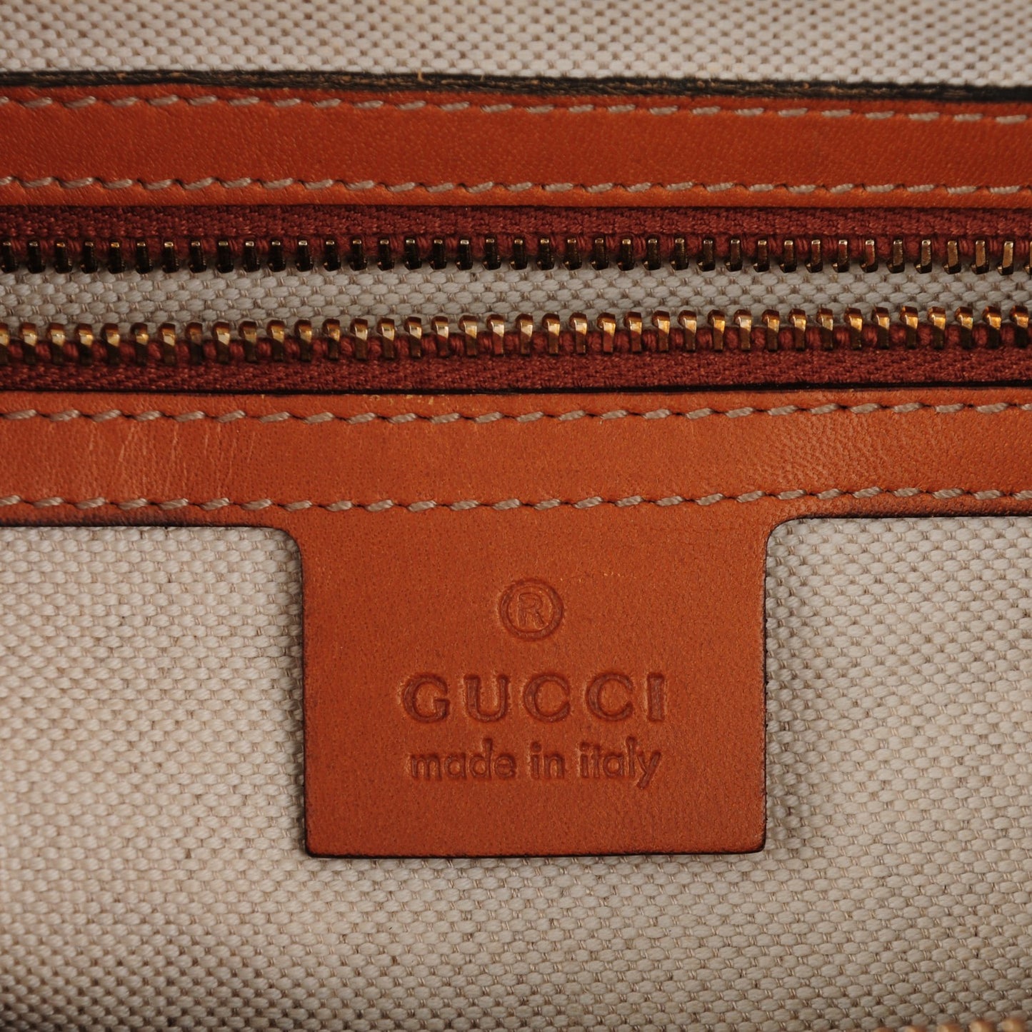 Monogram Vintage Web Medium Boston Tobacco