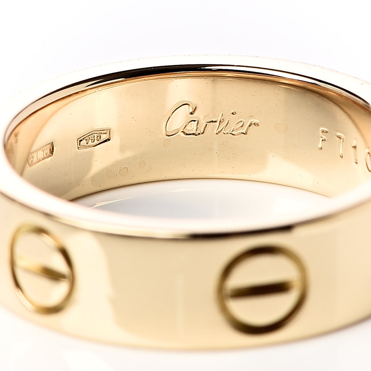 18K Yellow Gold 5.5mm LOVE Ring 51 5.75