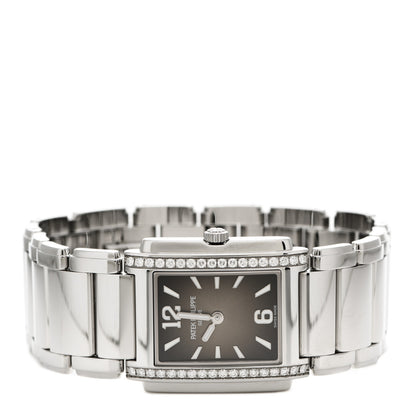 Patek Philippe Stainless Steel Diamond 25mm Twenty-4 Quartz Watch Grey 4910/1200A-010 2 of 4
