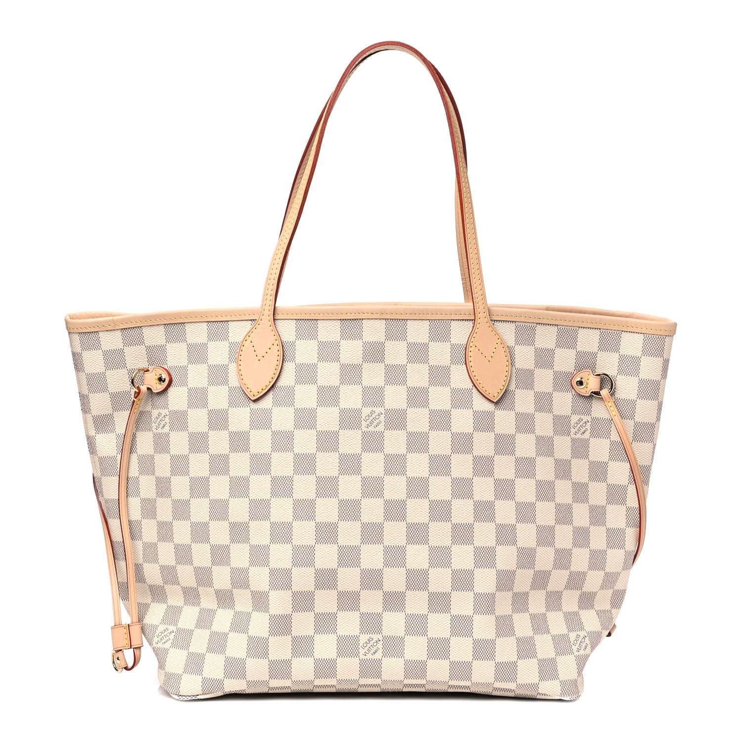 Louis Vuitton Damier Azur Neo Neverfull MM Rose Ballerine 1 of 4