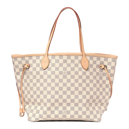 Louis Vuitton Damier Azur Neo Neverfull MM Rose Ballerine 1 of 4
