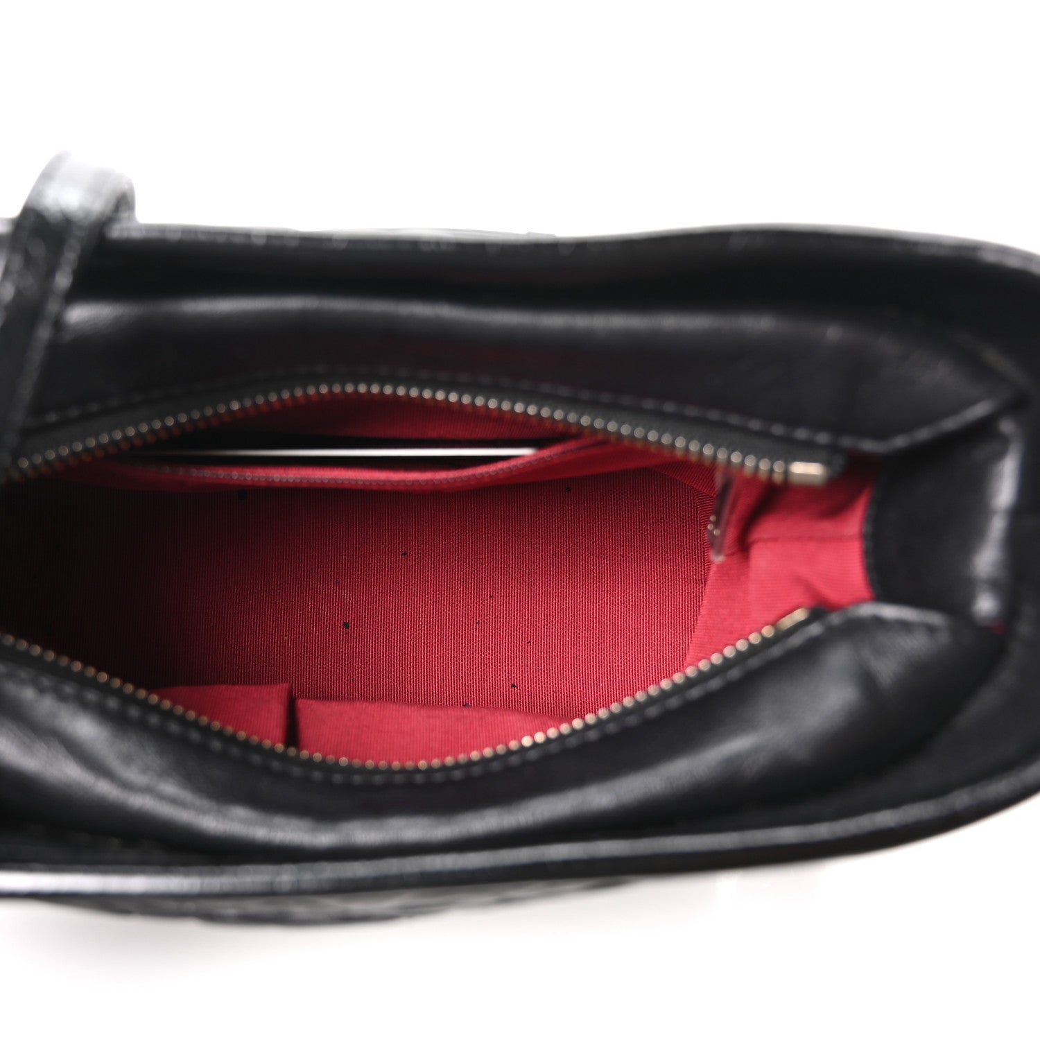 Chanel Aged Calfskin Quilted Small Gabrielle Hobo Black 5 of 10