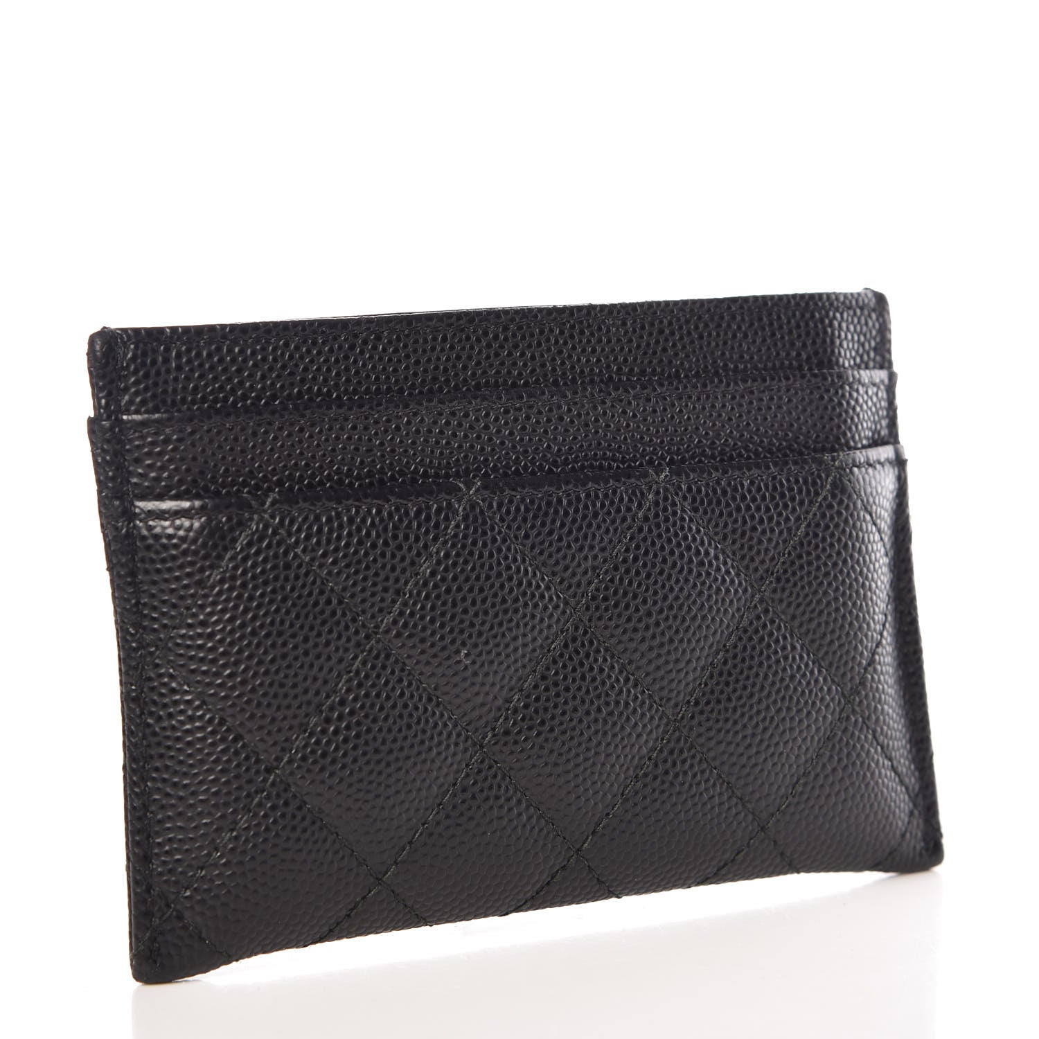 Chanel Caviar Quilted Boy Card Holder Black 3 of 9