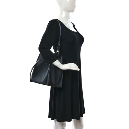 Louis Vuitton Epi NeoNoe MM Black 2 of 11