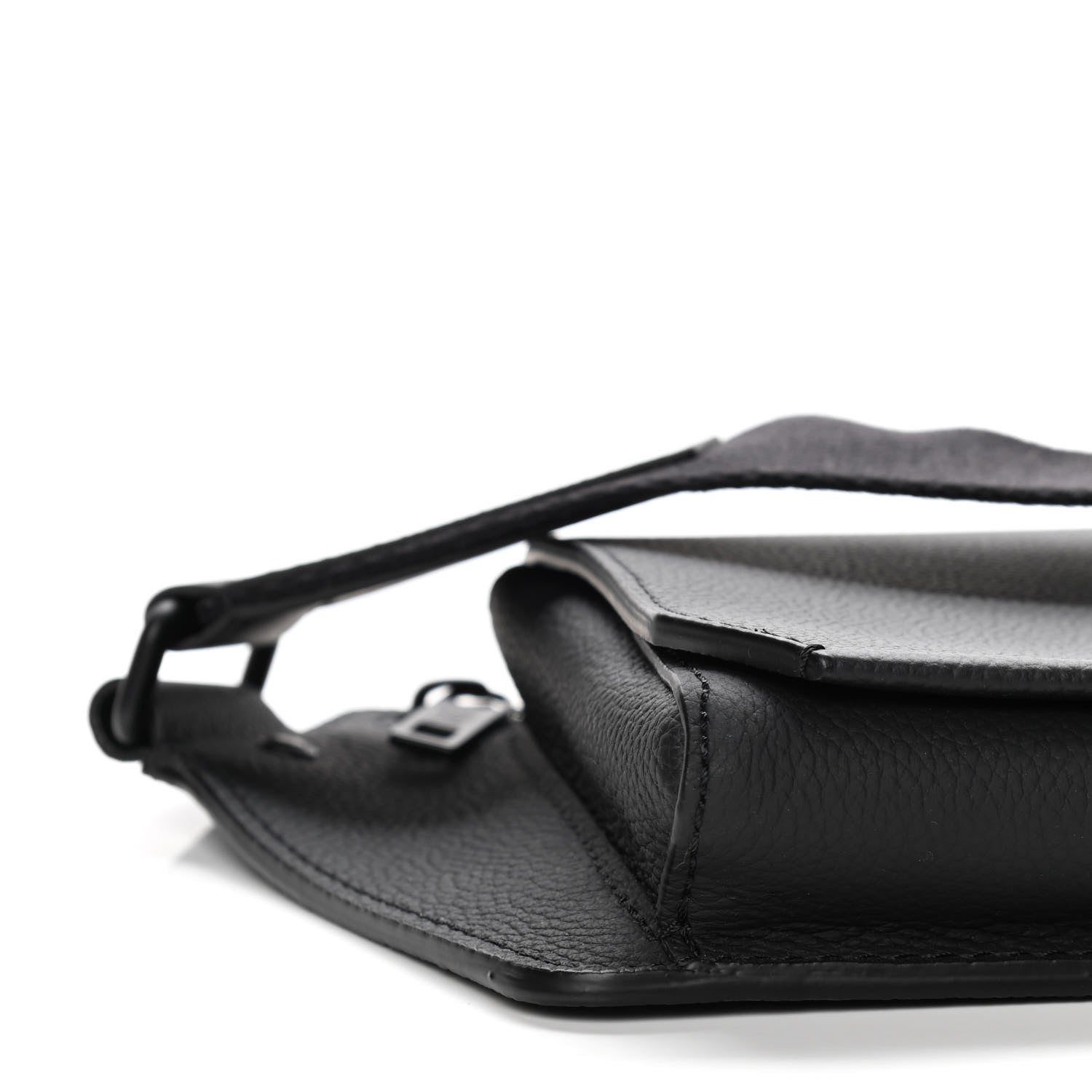 Louis Vuitton Grained Calfskin Aerogram Slingbag Black 7 of 13