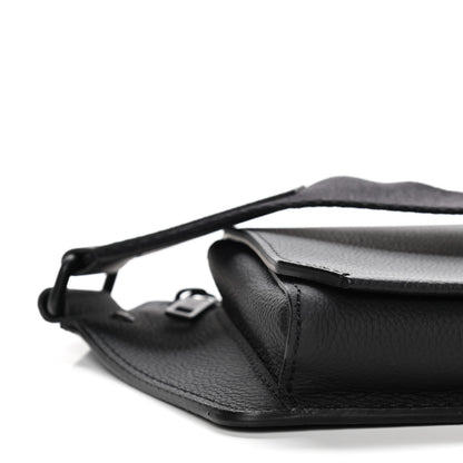 Louis Vuitton Grained Calfskin Aerogram Slingbag Black 7 of 13