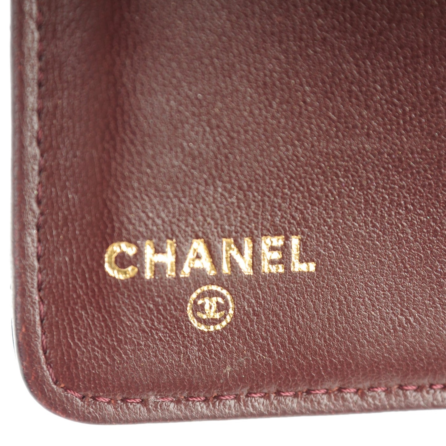 Lambskin Quilted Zipped Pocket Wallet Black