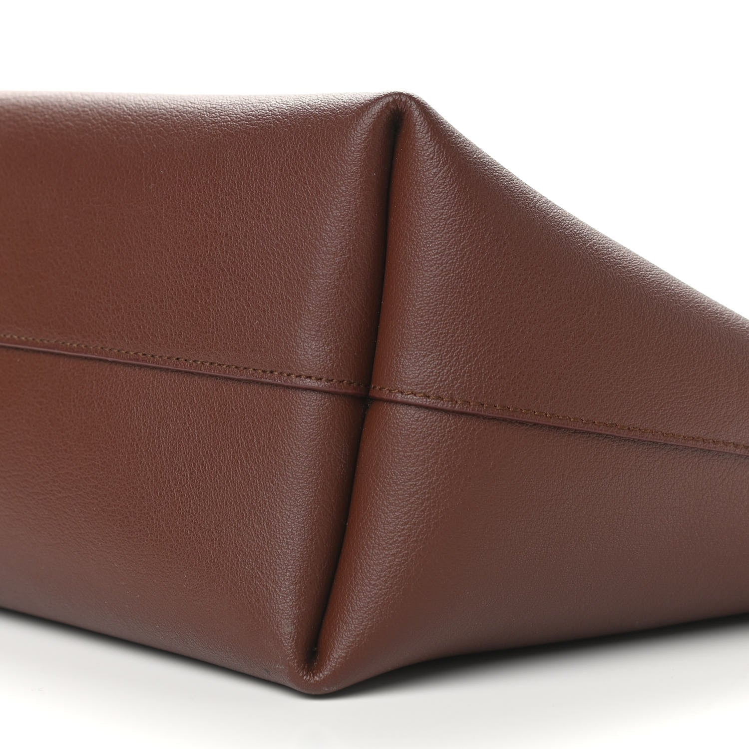 Saint Laurent Calfskin Large Shopping Tote Cognac 9 of 9