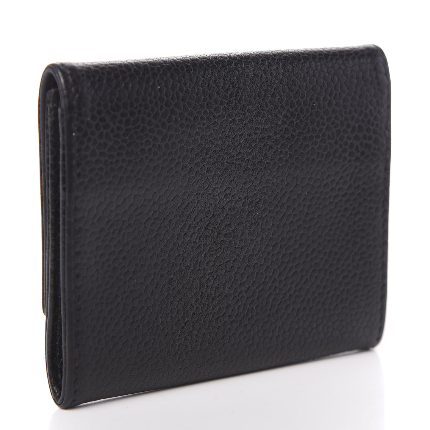 Caviar Timeless CC Flap Card Holder Black