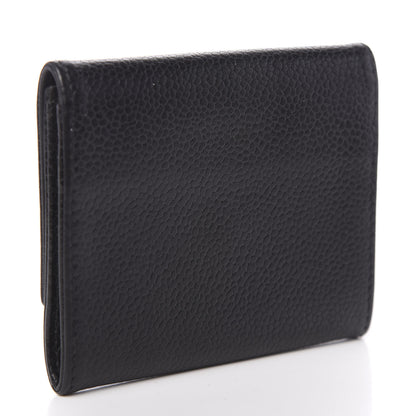 Chanel Caviar Timeless CC Flap Card Holder Black 3 of 8
