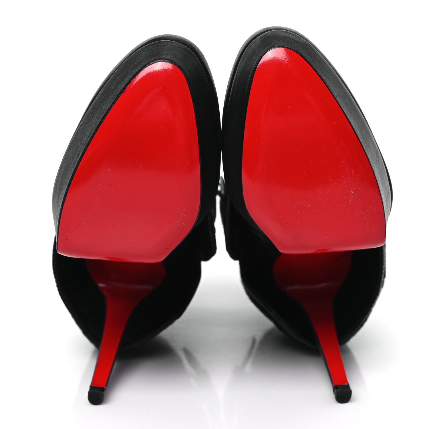 Christian Louboutin Calfskin Karkoul Armony 140 Ankle Boots 39 Black 6 of 9