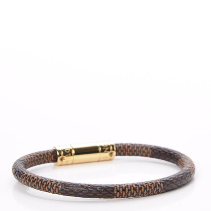 Louis Vuitton Damier Ebene Keep It Bracelet 17 3 of 5