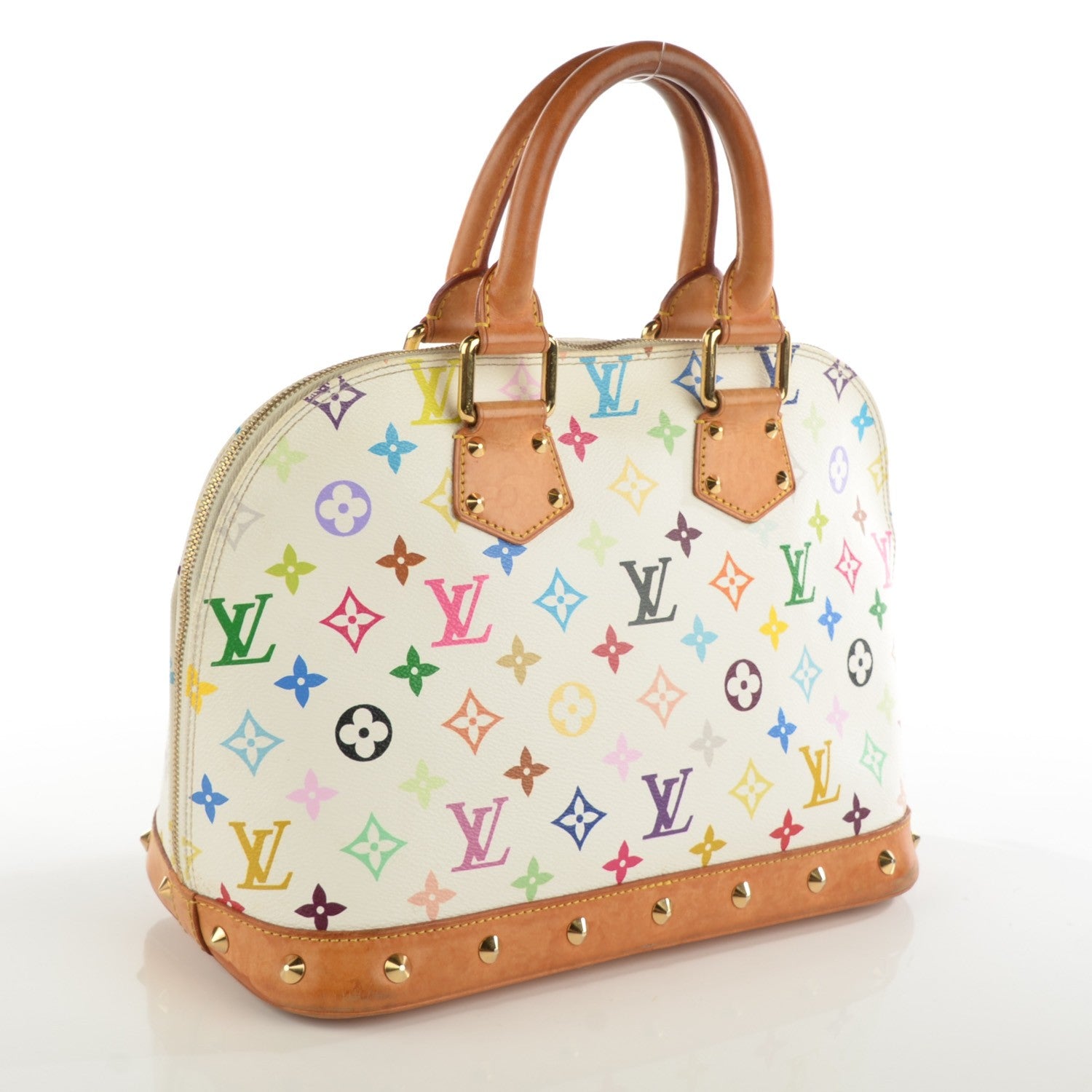 Louis Vuitton Monogram Multicolor Alma White 5 of 11