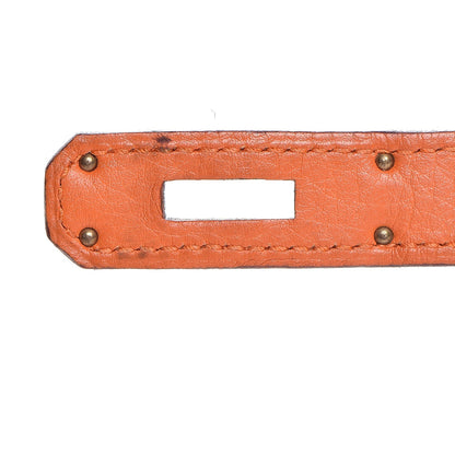 Hermes Taurillon Clemence Birkin 30 Orange 17 of 39