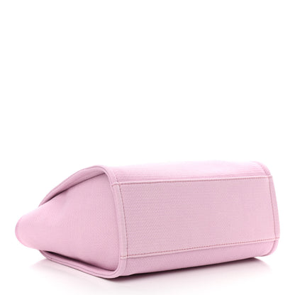 Chanel Mixed Fibers Small Deauville Tote Pink 4 of 10