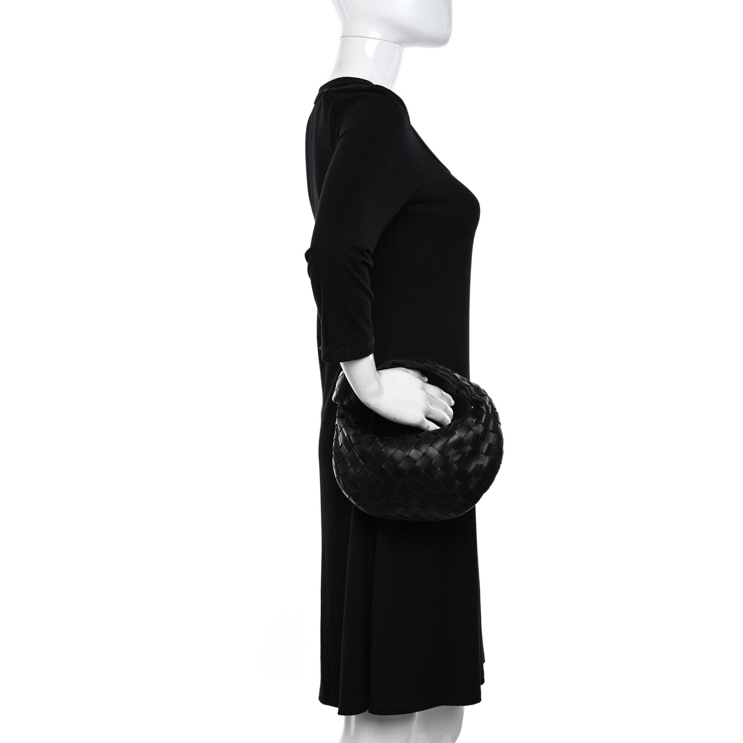 Nappa Intrecciato Mini Jodie Black