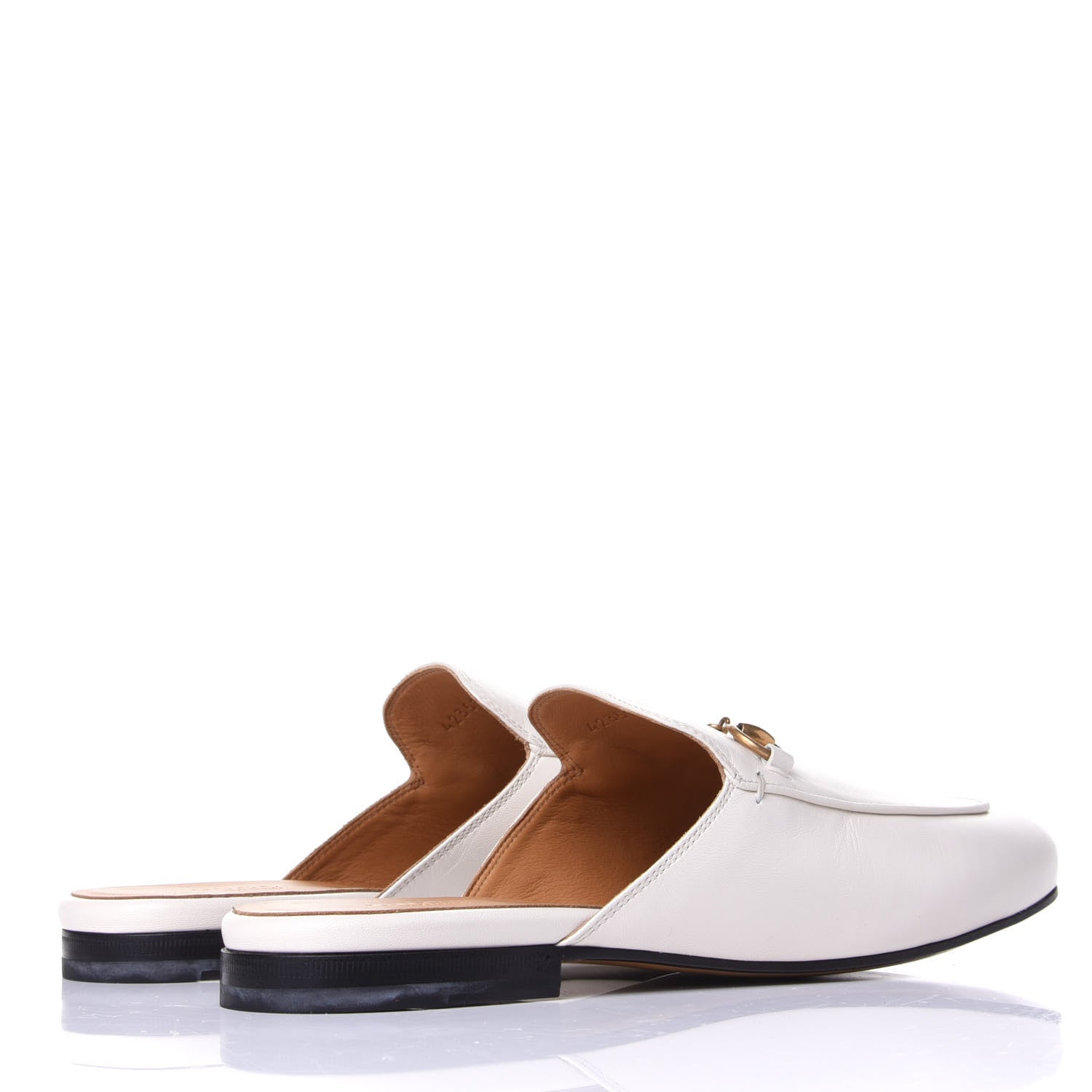 Gucci Malaga Kid Womens Princetown Slippers 39 Mystic White 4 of 10
