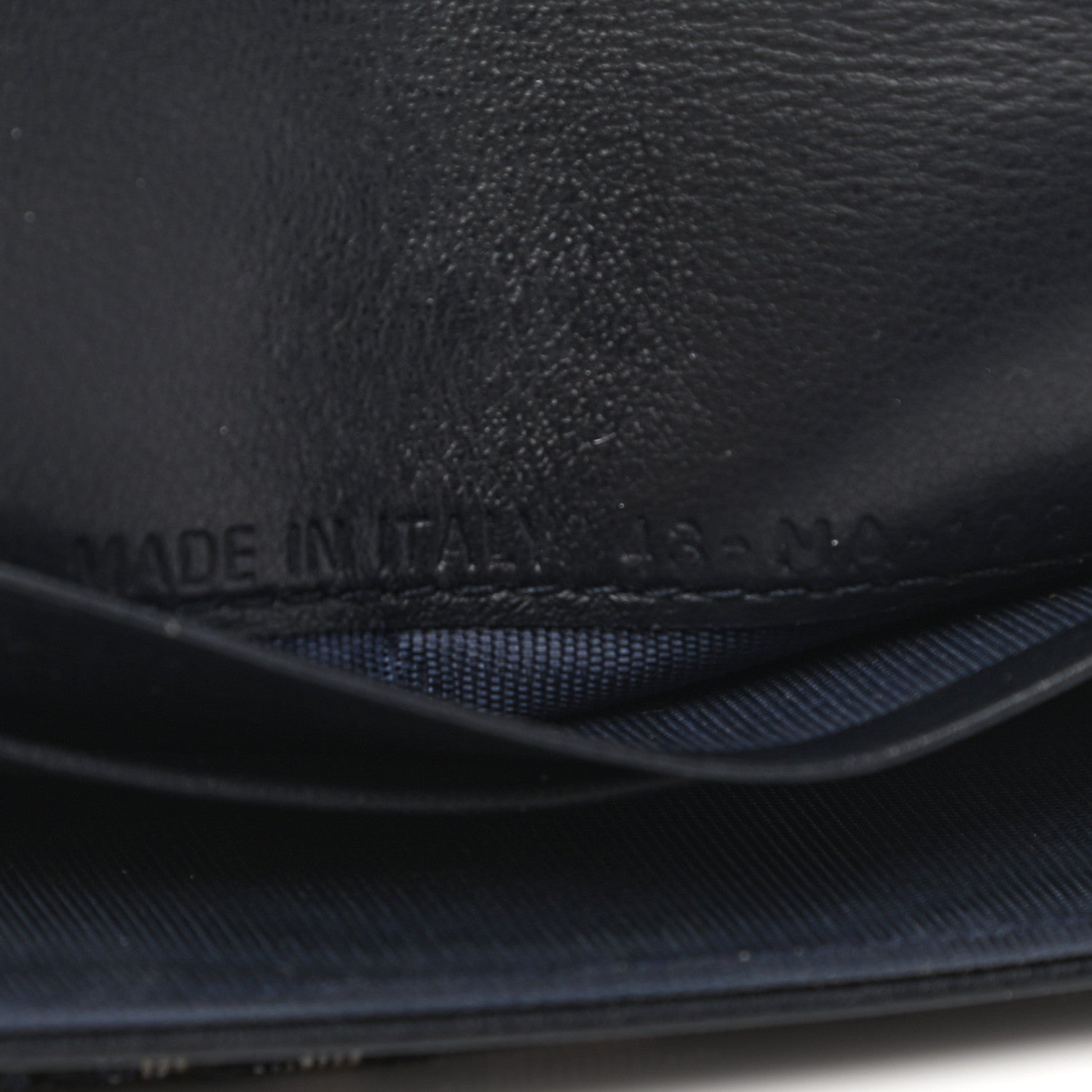 Christian Dior Oblique Saddle Card Holder Blue 7 of 8