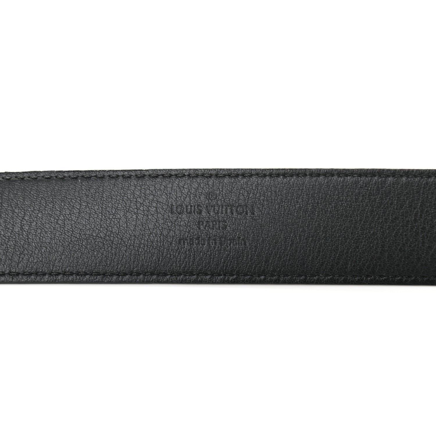 Louis Vuitton Calfskin Belt 100 40 Black 4 of 6