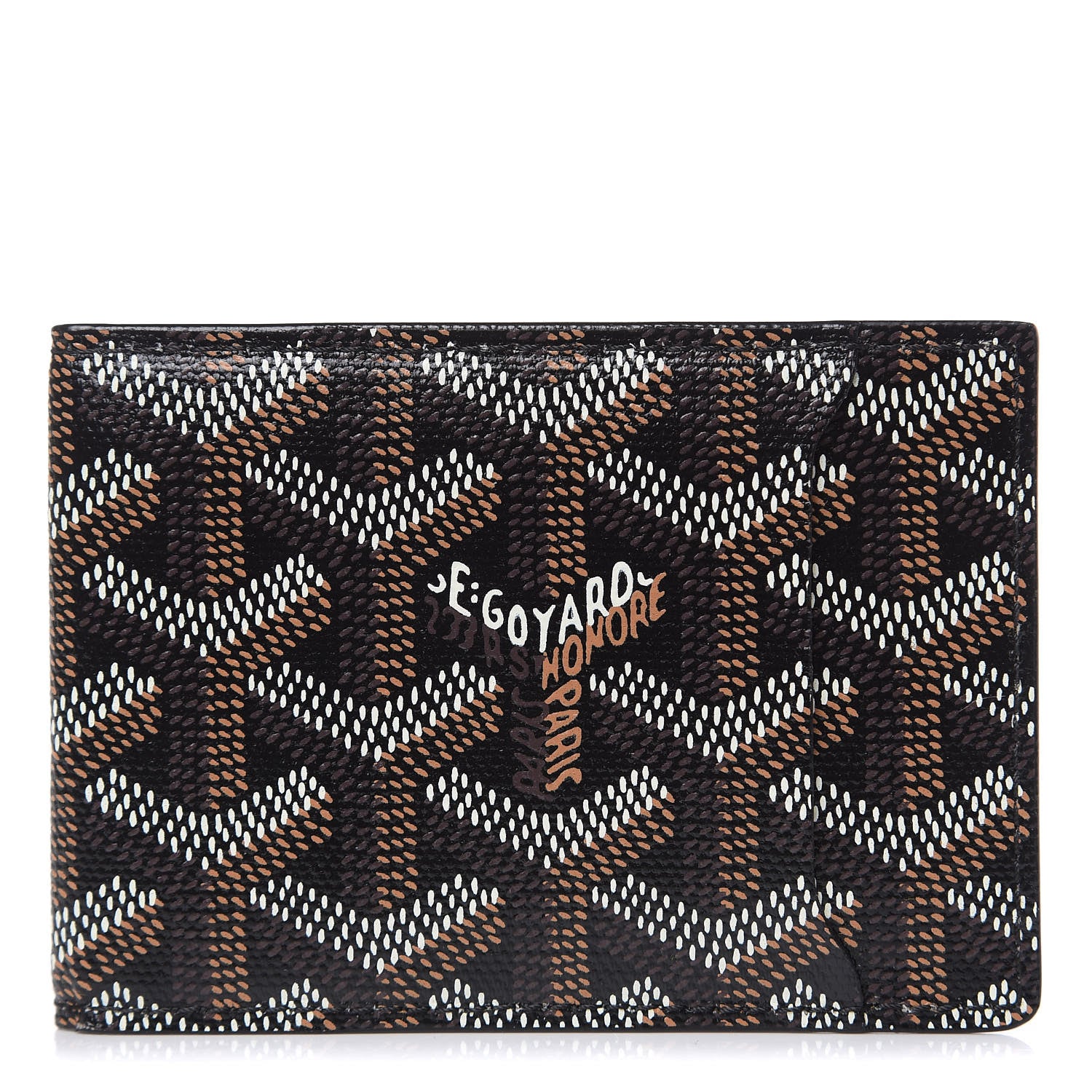 Goyard Goyardine Multi Slot Bi-Fold Wallet Black 1 of 7