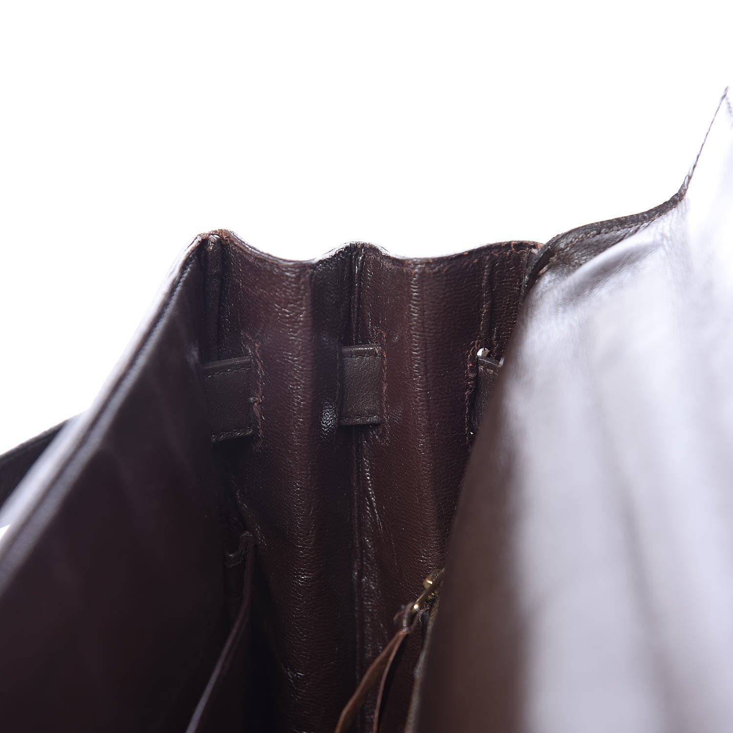 Hermes Box Kelly Retourne 32 Chocolate 24 of 64